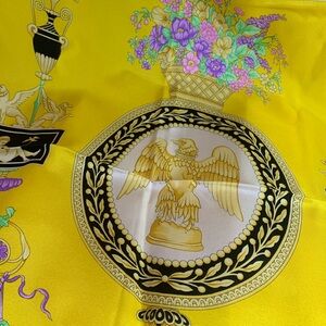 Versace Yellow and Pink Scarf